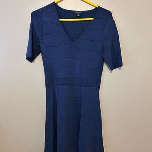 Ann Taylor Navy Blue Dress